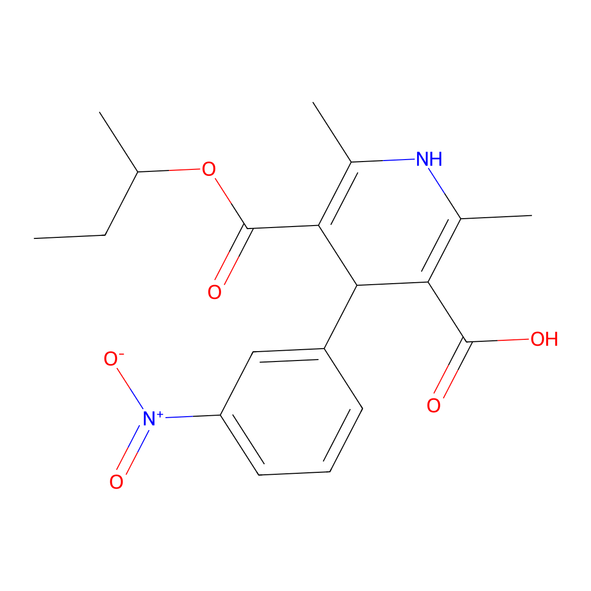 Lercanidipine Impurity A molecular structure, CAS 74936-74-6