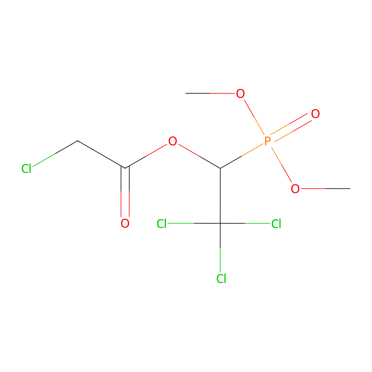 Chloracetophon molecular structure, CAS 74940-61-7