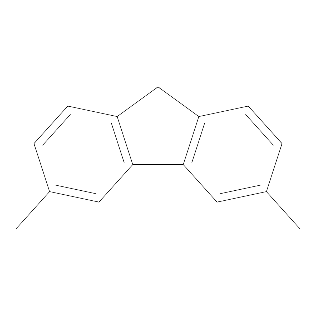 3,6-Dimethyl-9H-fluorene molecular structure, CAS 7495-37-6