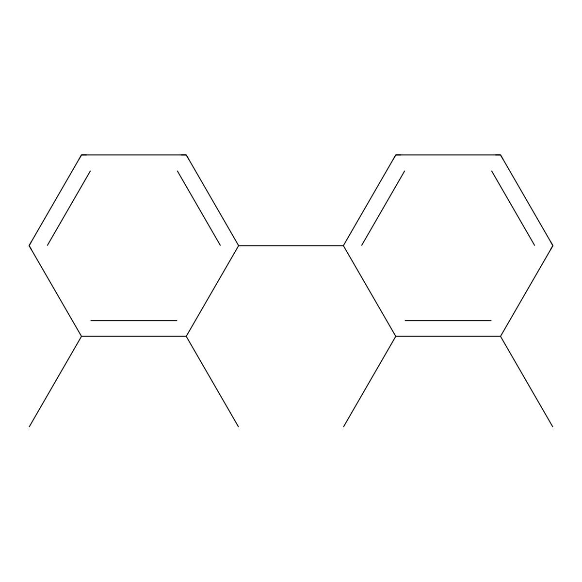 2,2',3,3'-Tetramethyl-1,1'-Biphenyl molecular structure, CAS 7495-46-7