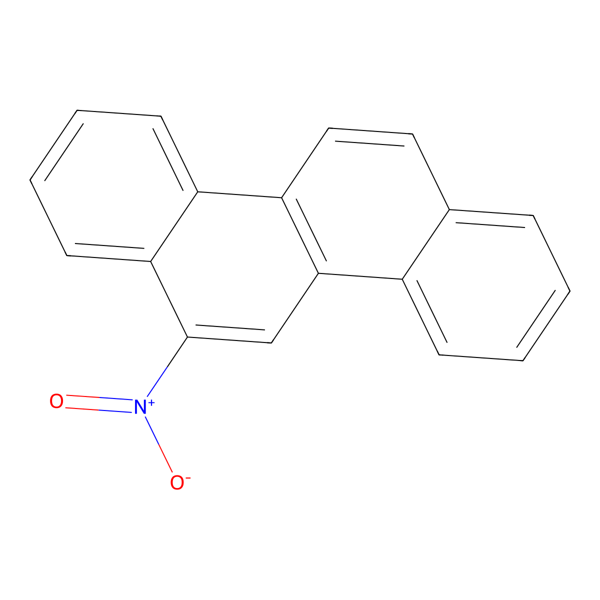6-Nitrochrysene molecular structure, CAS 7496-02-8