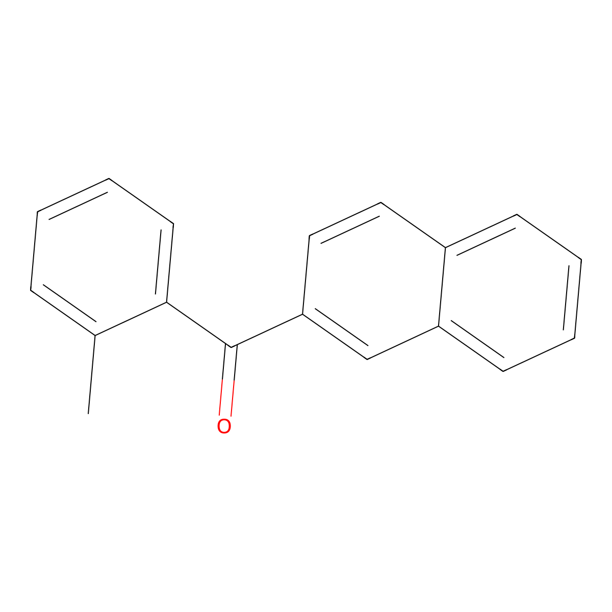(2-Methylphenyl)(naphthalen-2-yl)methanone molecular structure, CAS 7496-04-0