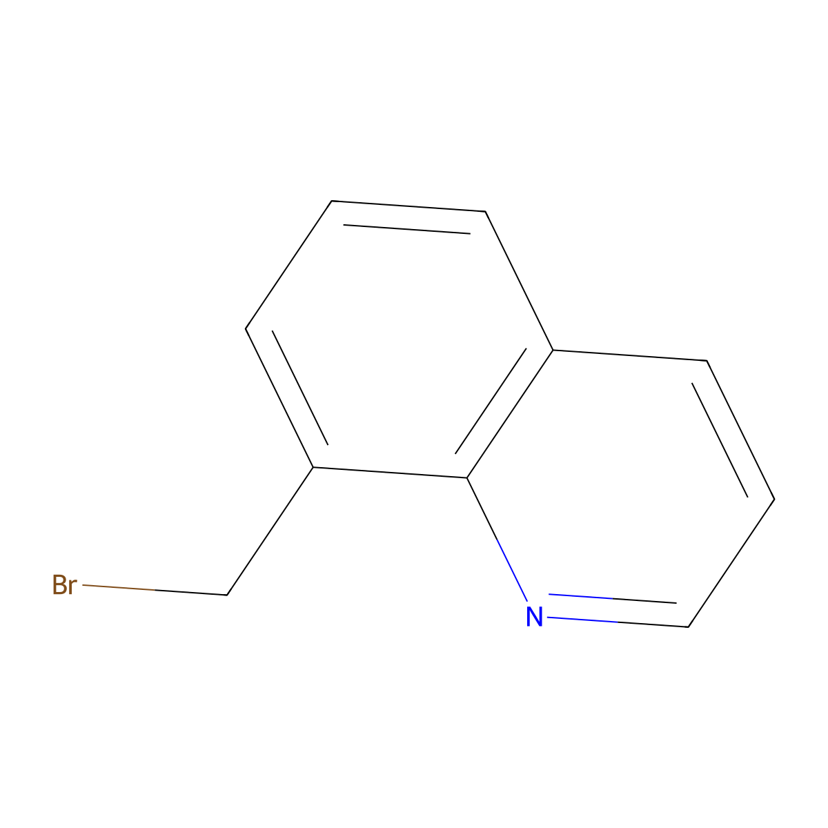8-(Bromomethyl)quinoline molecular structure, CAS 7496-46-0