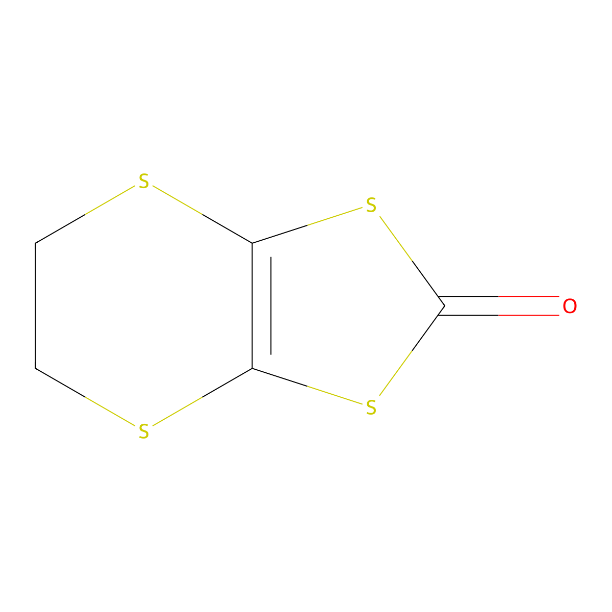 4,5-Ethylenedithio-1,3-dithiol-2-one molecular structure, CAS 74962-29-1