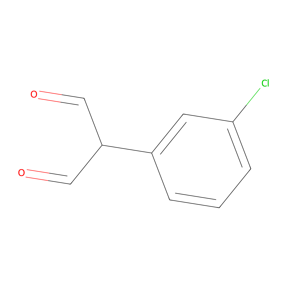 2-(3-Chlorophenyl)malonaldehyde molecular structure, CAS 74963-16-9
