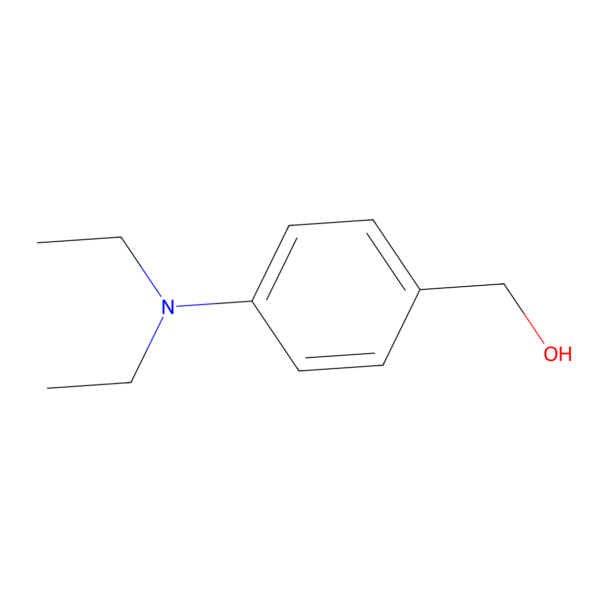 (4-(Diethylamino)phenyl)methanol molecular structure, CAS 74974-49-5