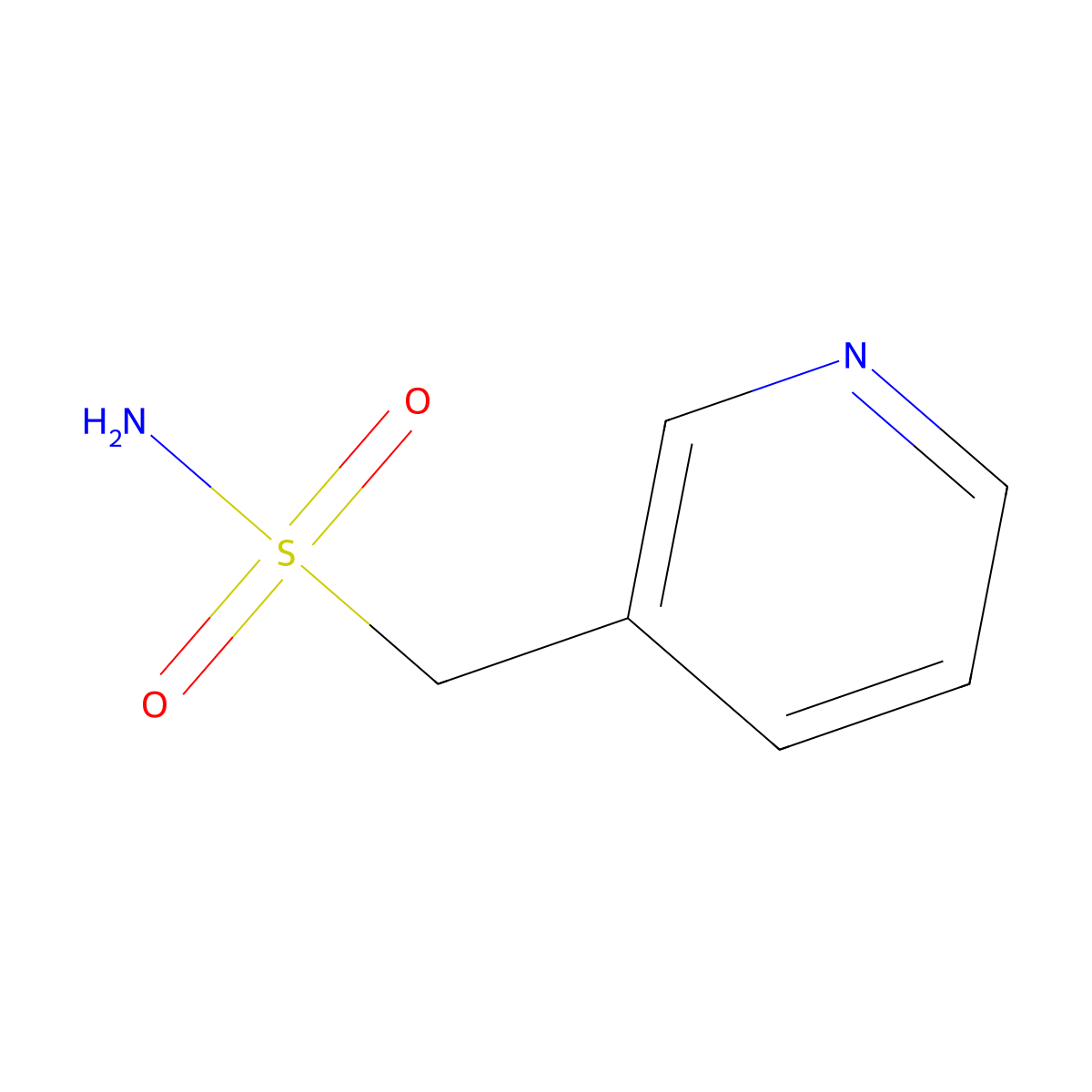 Pyridin-3-ylmethanesulfonamide molecular structure, CAS 749806-66-4