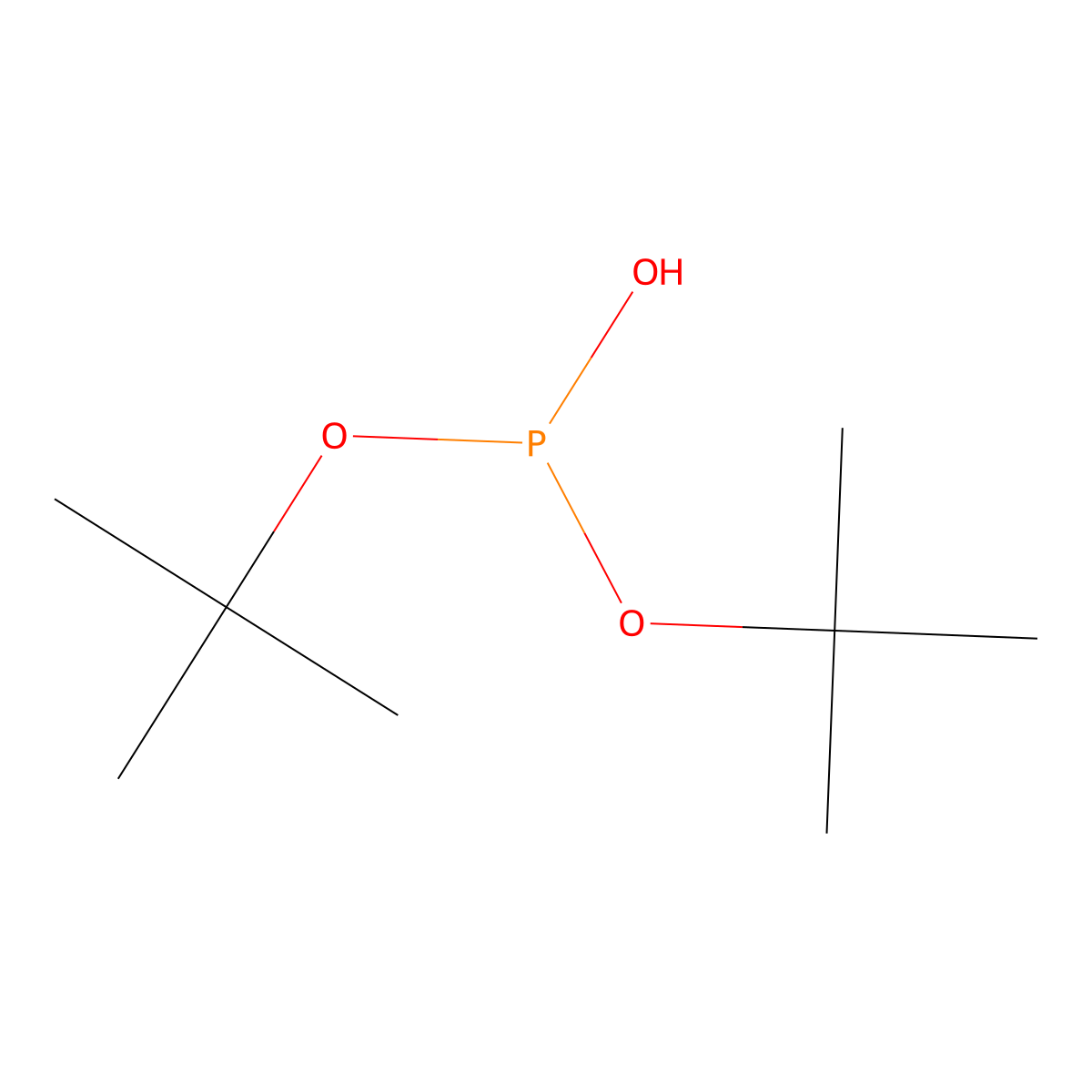 Di-tert-butyl hydrogen phosphite molecular structure, CAS 749824-98-4