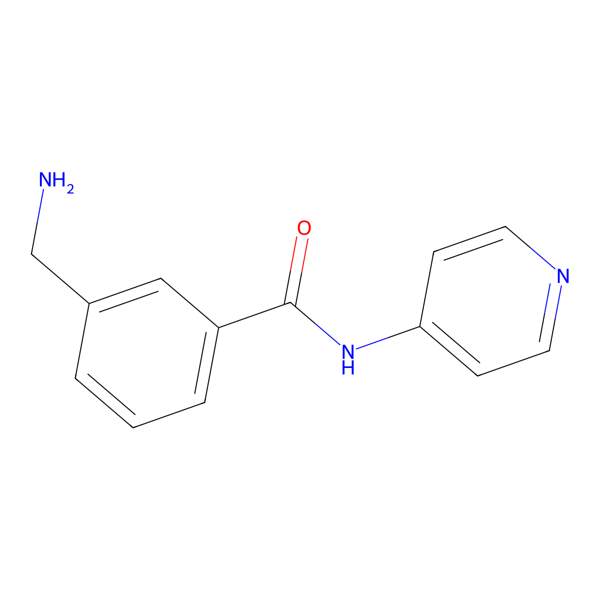 3-(Aminomethyl)-N-(pyridin-4-YL)benzamide molecular structure, CAS 749826-54-8