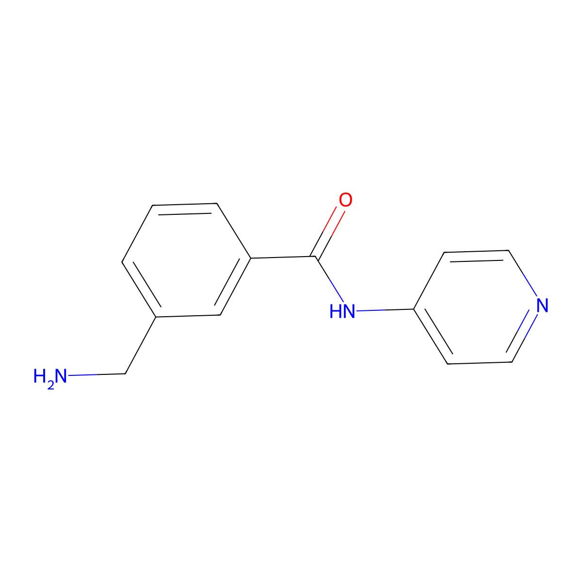 3-(Aminomethyl)-N-(pyridin-4-YL)benzamide molecular structure, CAS 749826-54-8