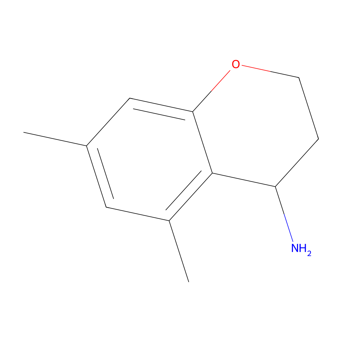 5,7-Dimethylchroman-4-amine molecular structure, CAS 749829-86-5