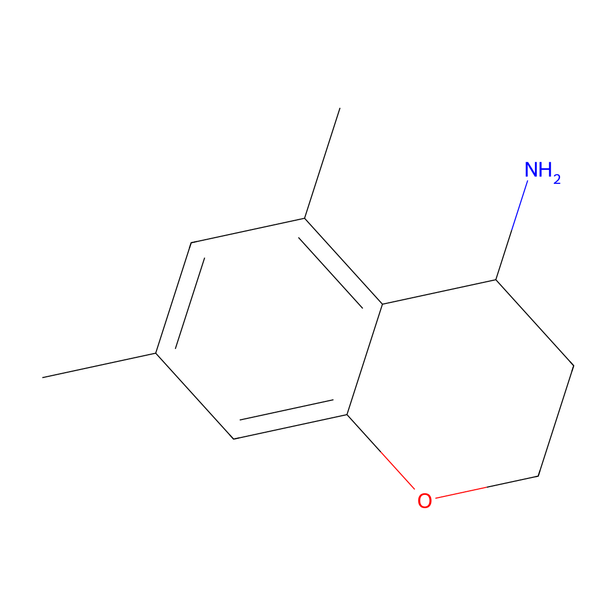 5,7-Dimethylchroman-4-amine molecular structure, CAS 749829-86-5