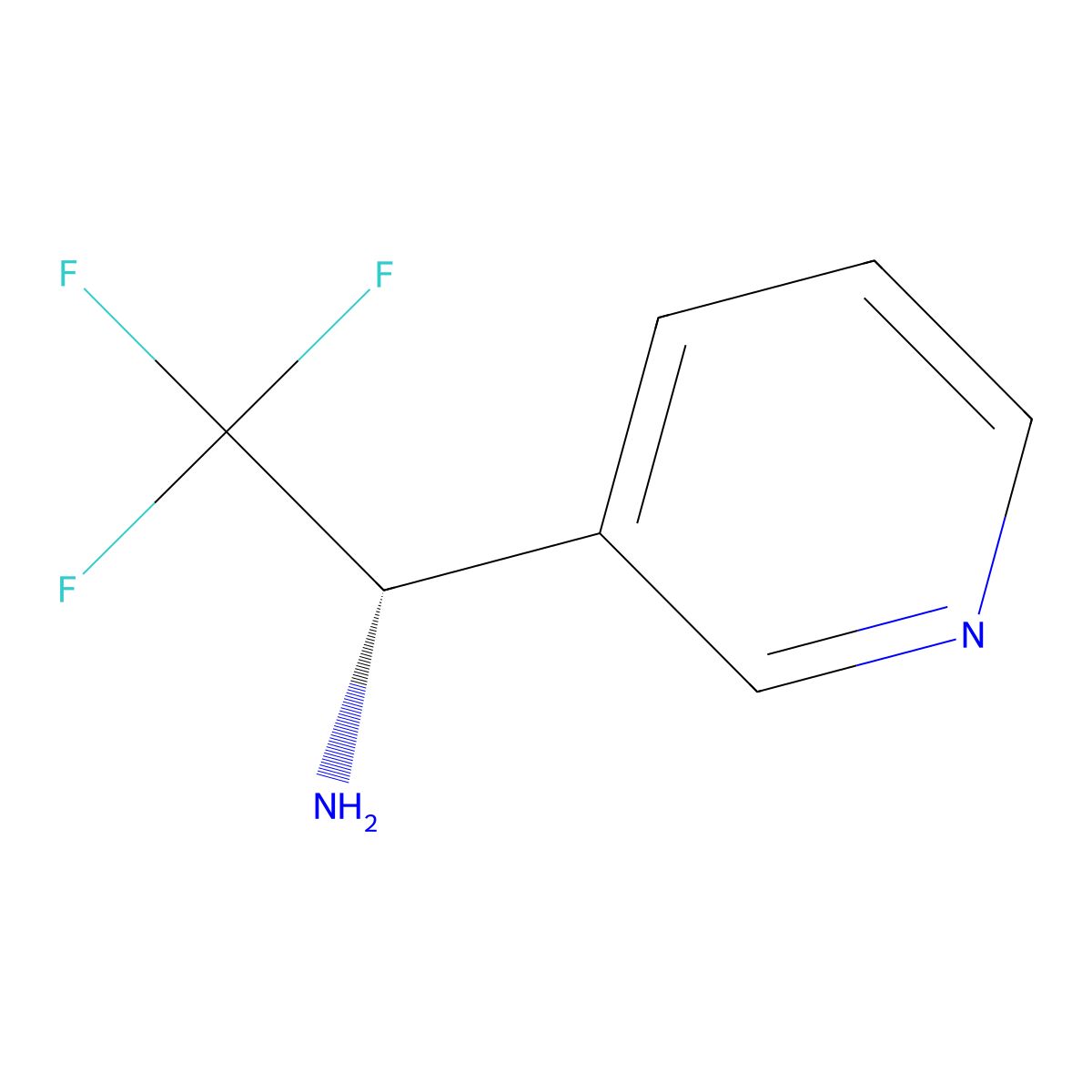 (S)-2,2,2-Trifluoro-1-(pyridin-3-YL)ethan-1-amine molecular structure, CAS 749839-26-7