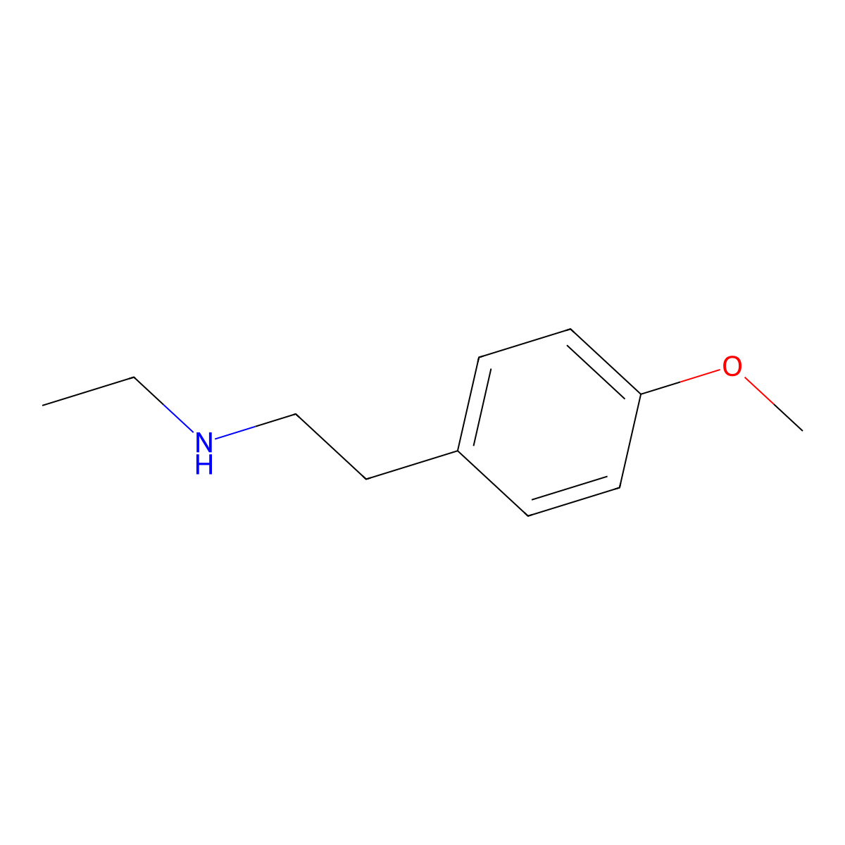 N-Ethyl-4-methoxybenzeneethanamine molecular structure, CAS 749849-18-1
