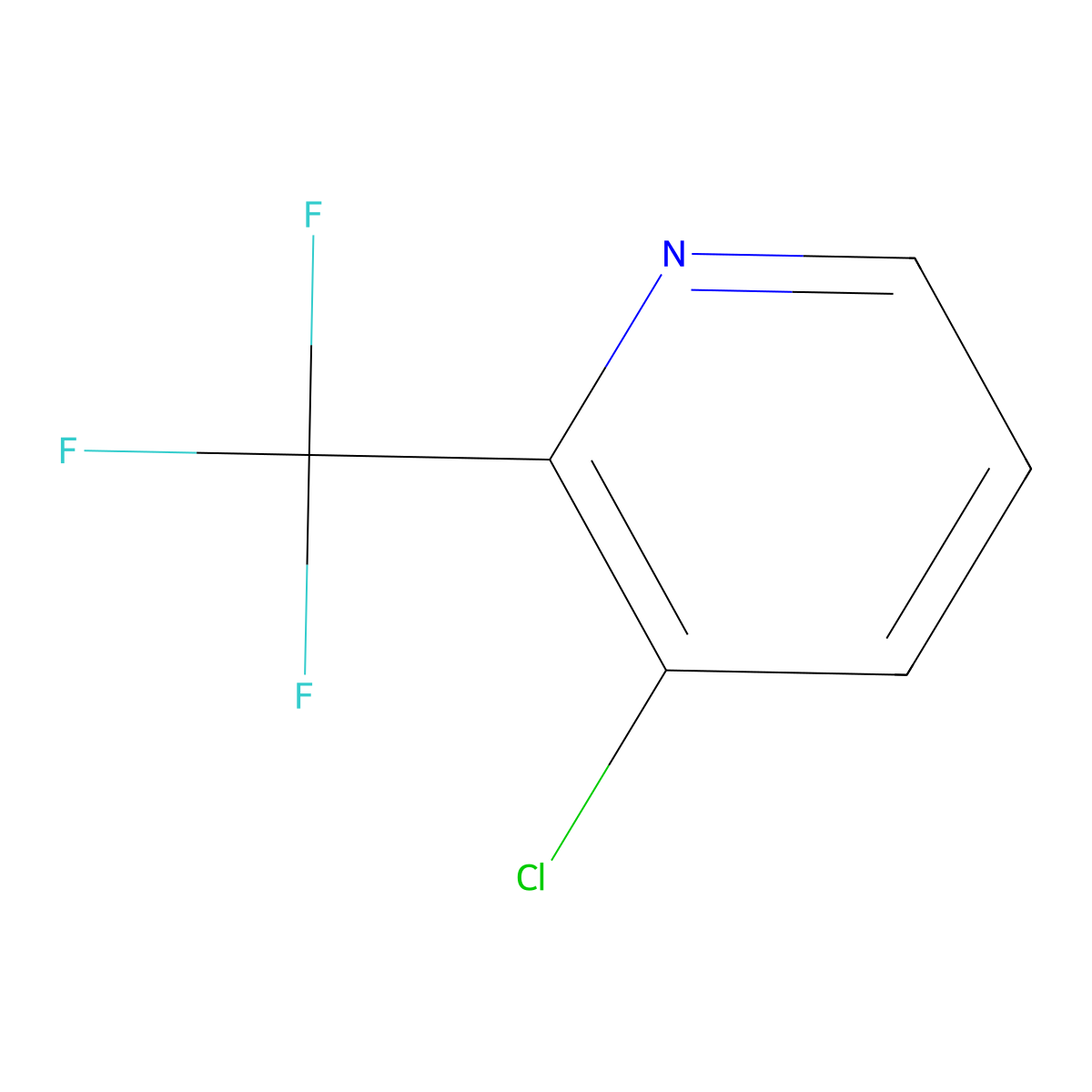 3-Chloro-2-(trifluoromethyl)pyridine molecular structure, CAS 749875-32-9