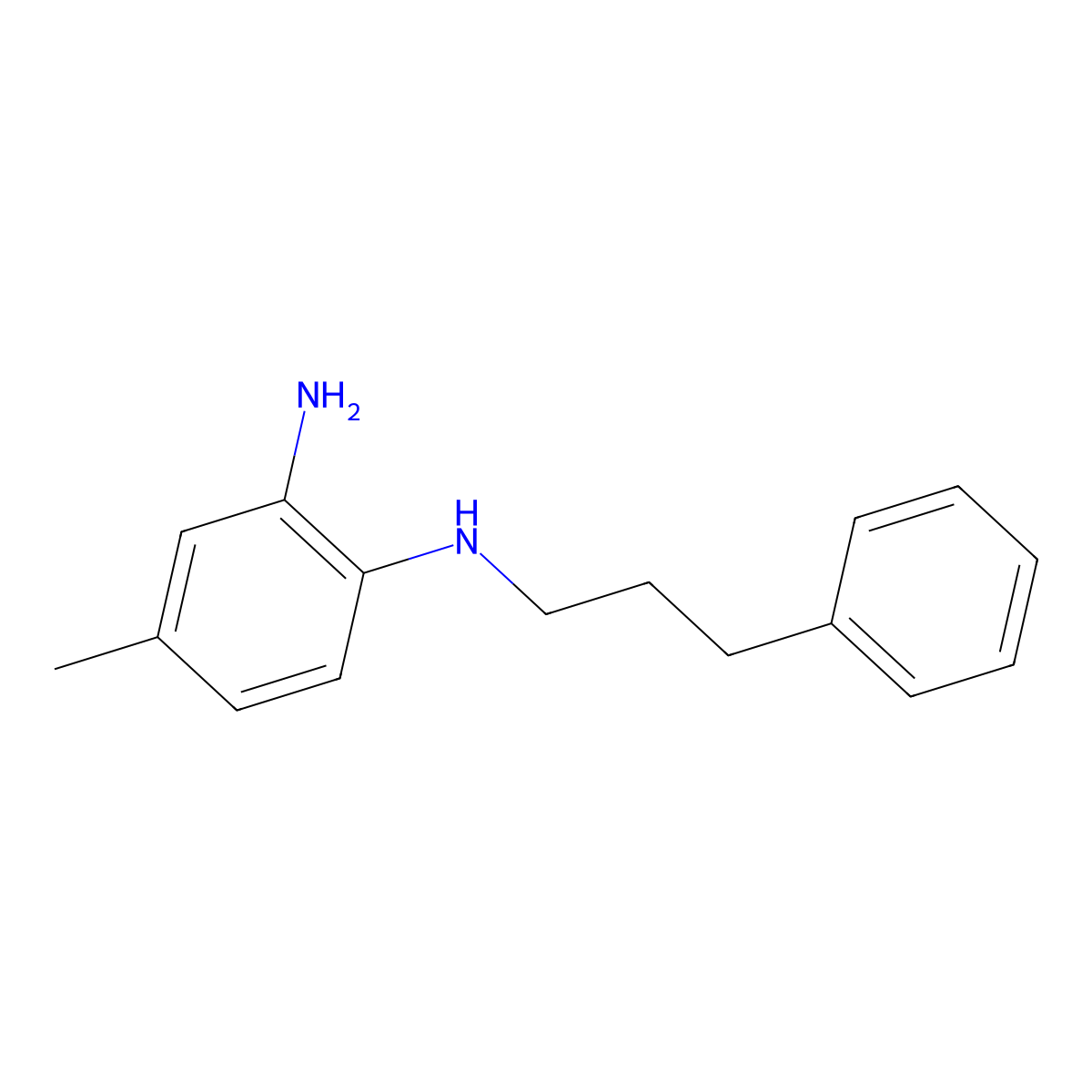 4-Methyl-N1-(3-phenylpropyl)benzene-1,2-diamine molecular structure, CAS 749886-87-1