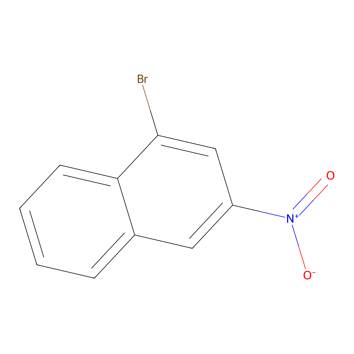 1-Bromo-3-nitronaphthalene molecular structure, CAS 7499-65-2