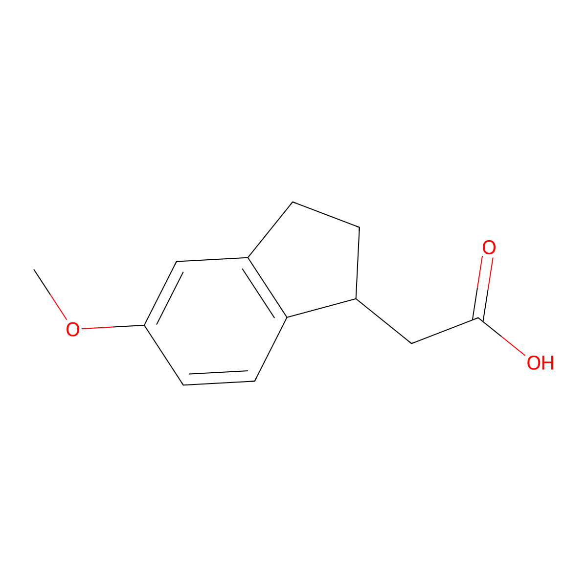 (r)-2-(5-Methoxy-2,3-dihydro-1h-inden-1-yl)acetic acid molecular structure, CAS 749927-88-6
