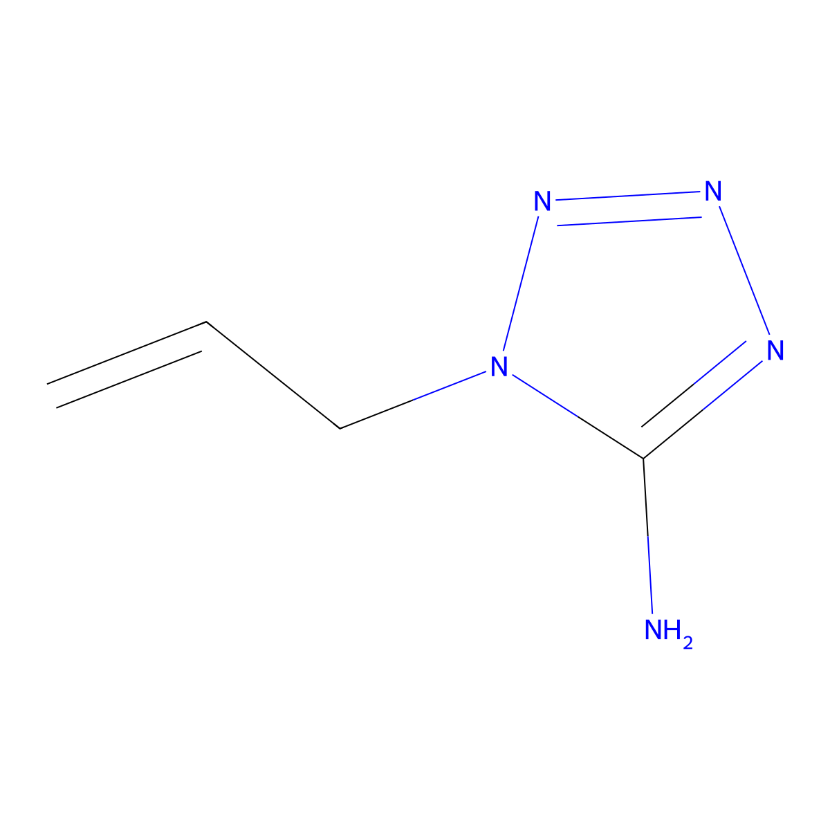 1-Allyl-1h-tetrazol-5-amine molecular structure, CAS 74999-22-7