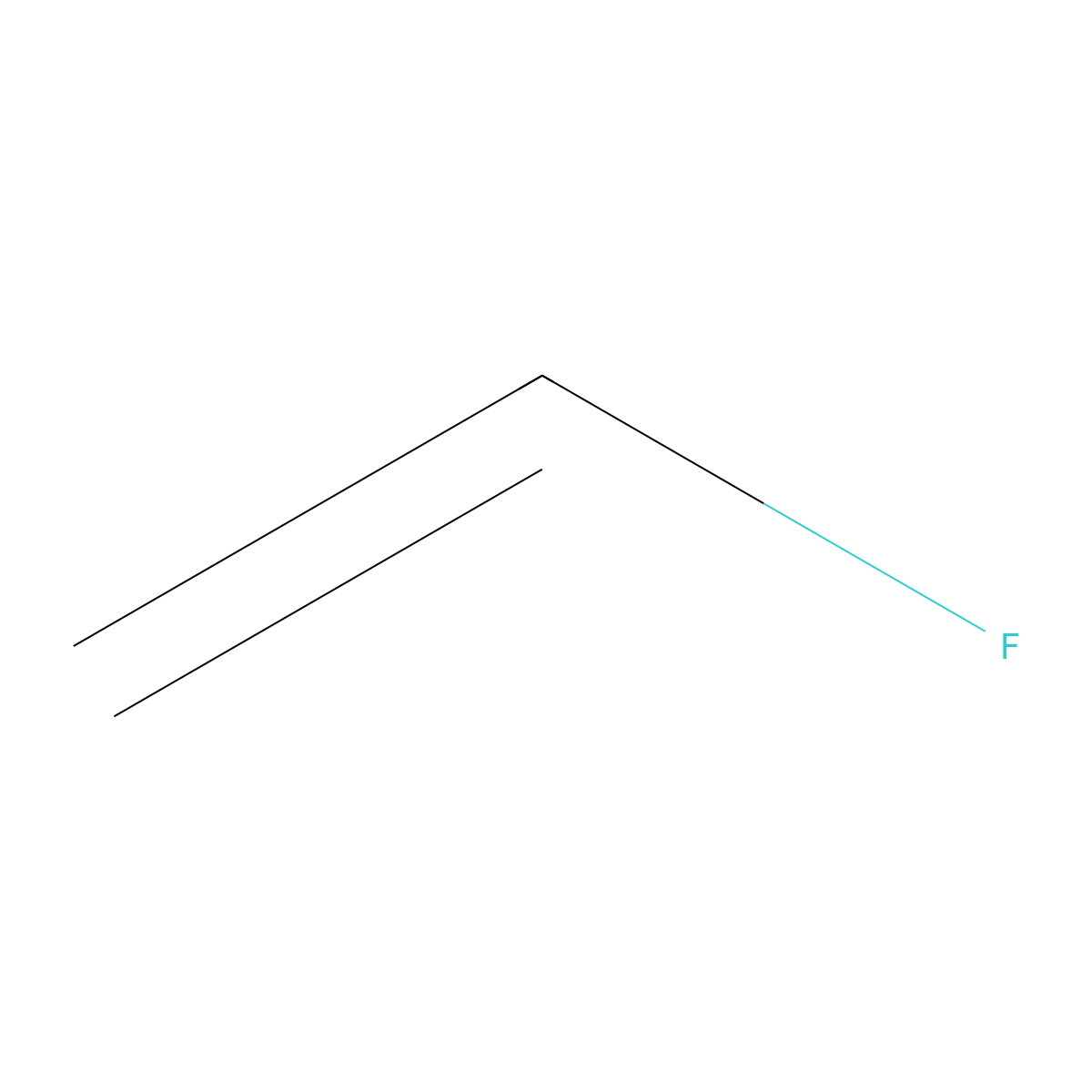 Vinyl Fluoride molecular structure, CAS 75-02-5