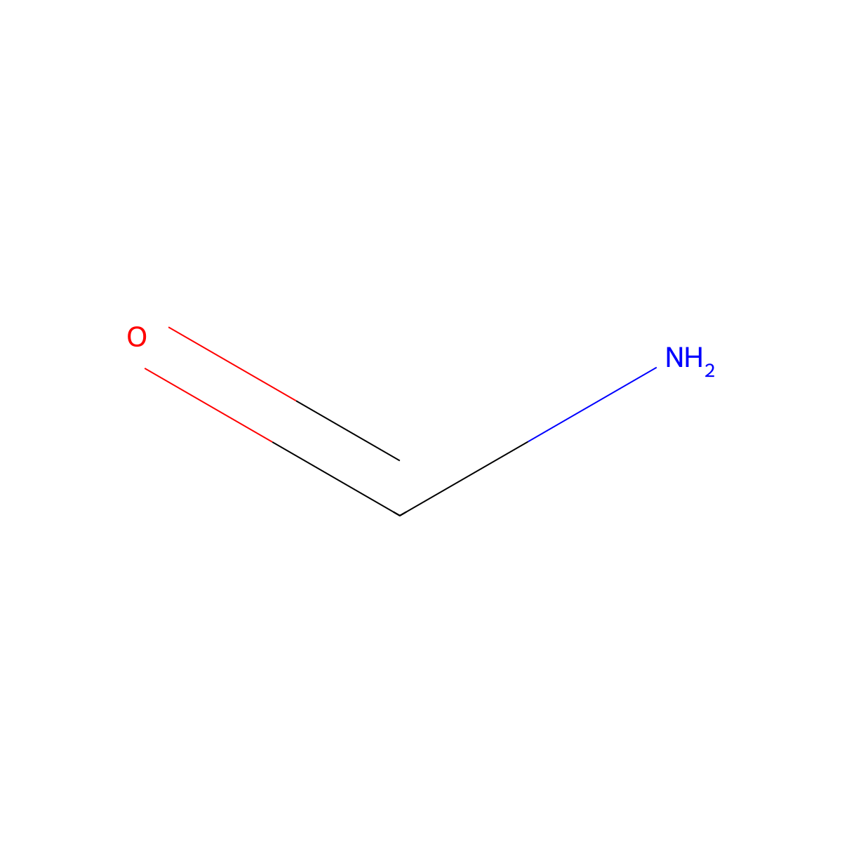 Formamide molecular structure, CAS 75-12-7