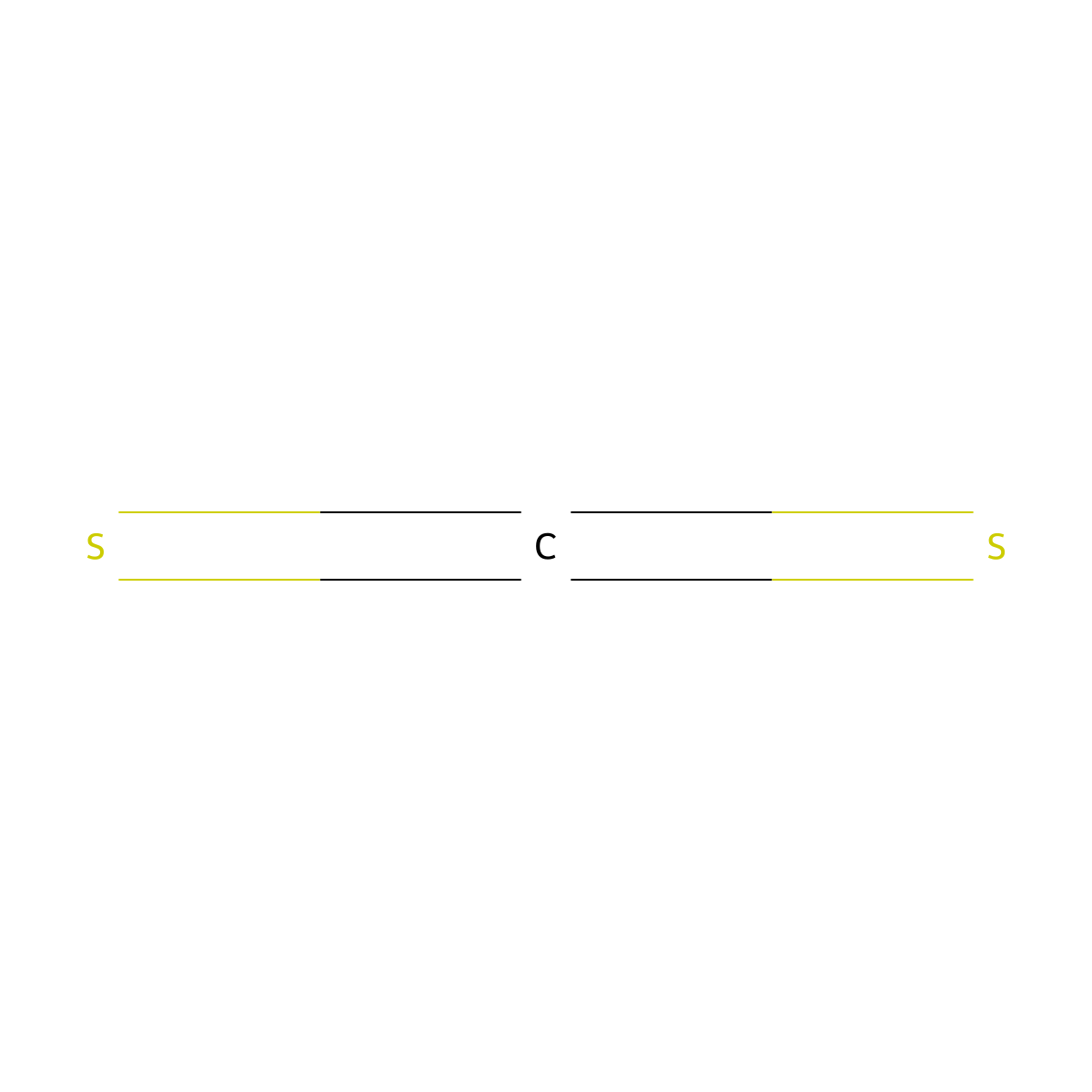 Carbon Disulfide molecular structure, CAS 75-15-0