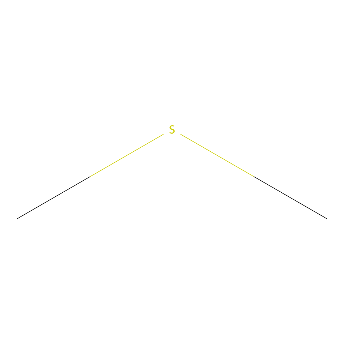 Dimethyl Sulfide molecular structure, CAS 75-18-3