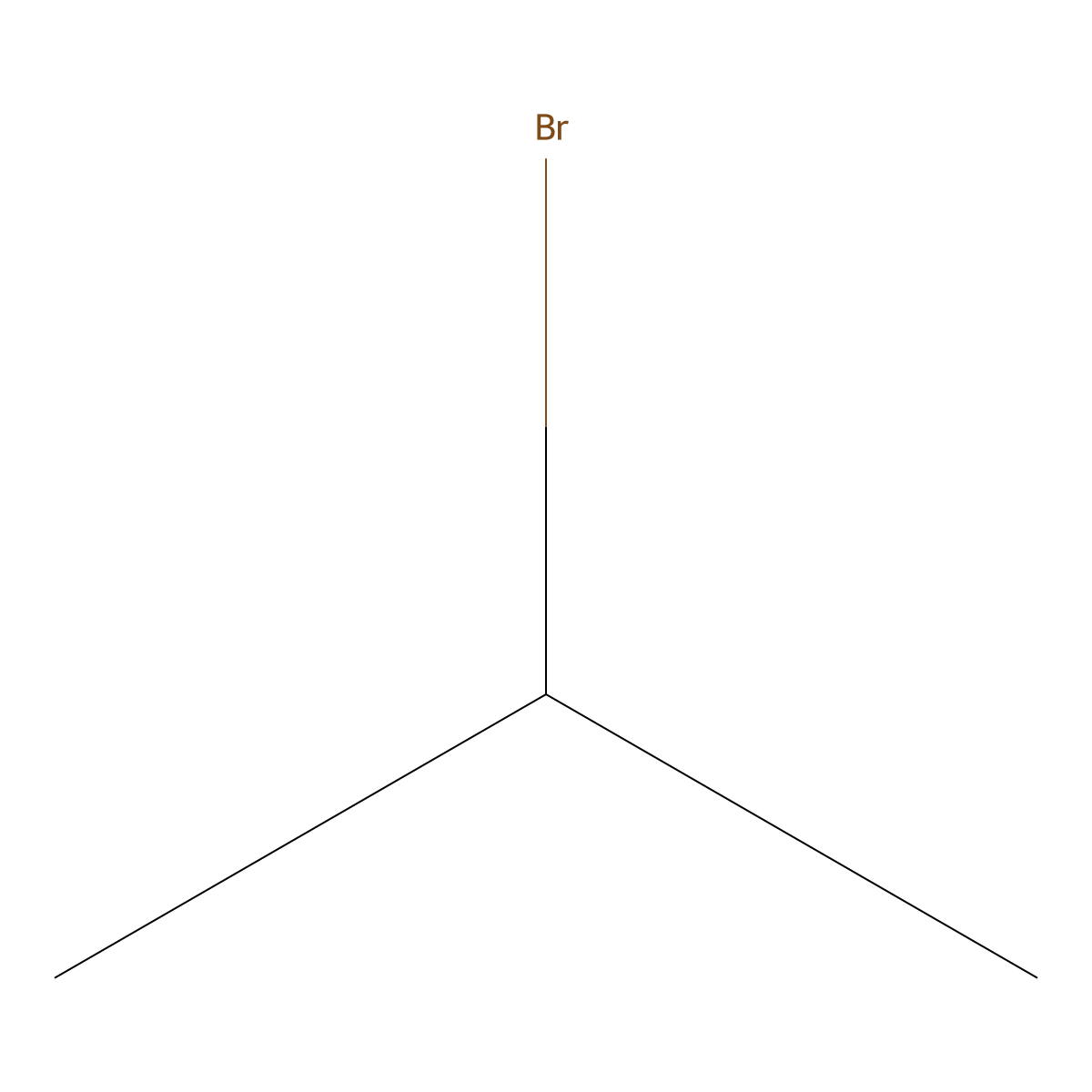 2-Bromopropane molecular structure, CAS 75-26-3