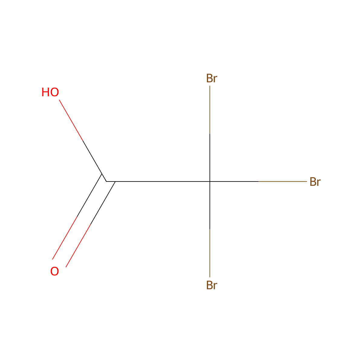 Tribromoacetic Acid molecular structure, CAS 75-96-7