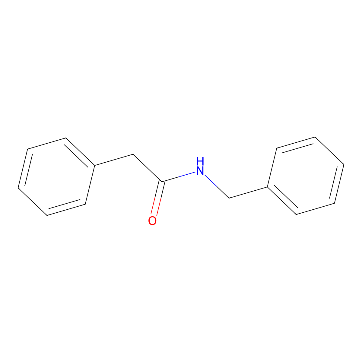 N-Benzyl-2-phenylacetamide molecular structure, CAS 7500-45-0