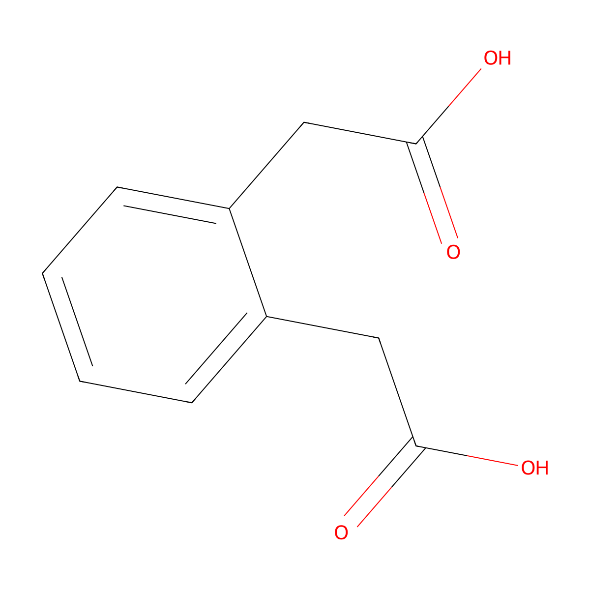o-Phenylenediacetic acid molecular structure, CAS 7500-53-0