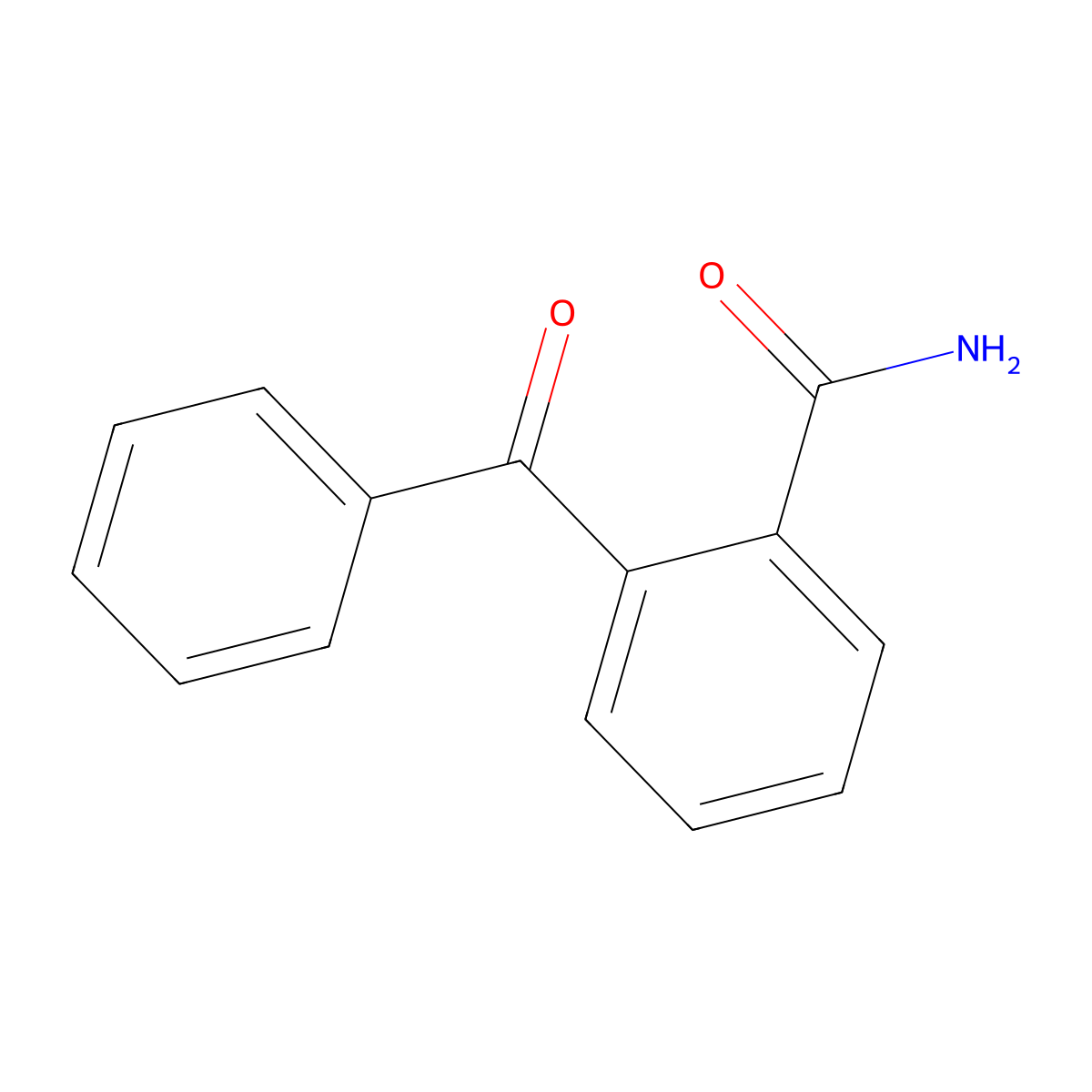 2-Benzoylbenzamide molecular structure, CAS 7500-78-9