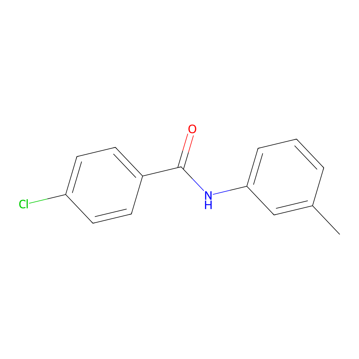 4-Chloro-M-benzotoluidide molecular structure, CAS 7504-69-0