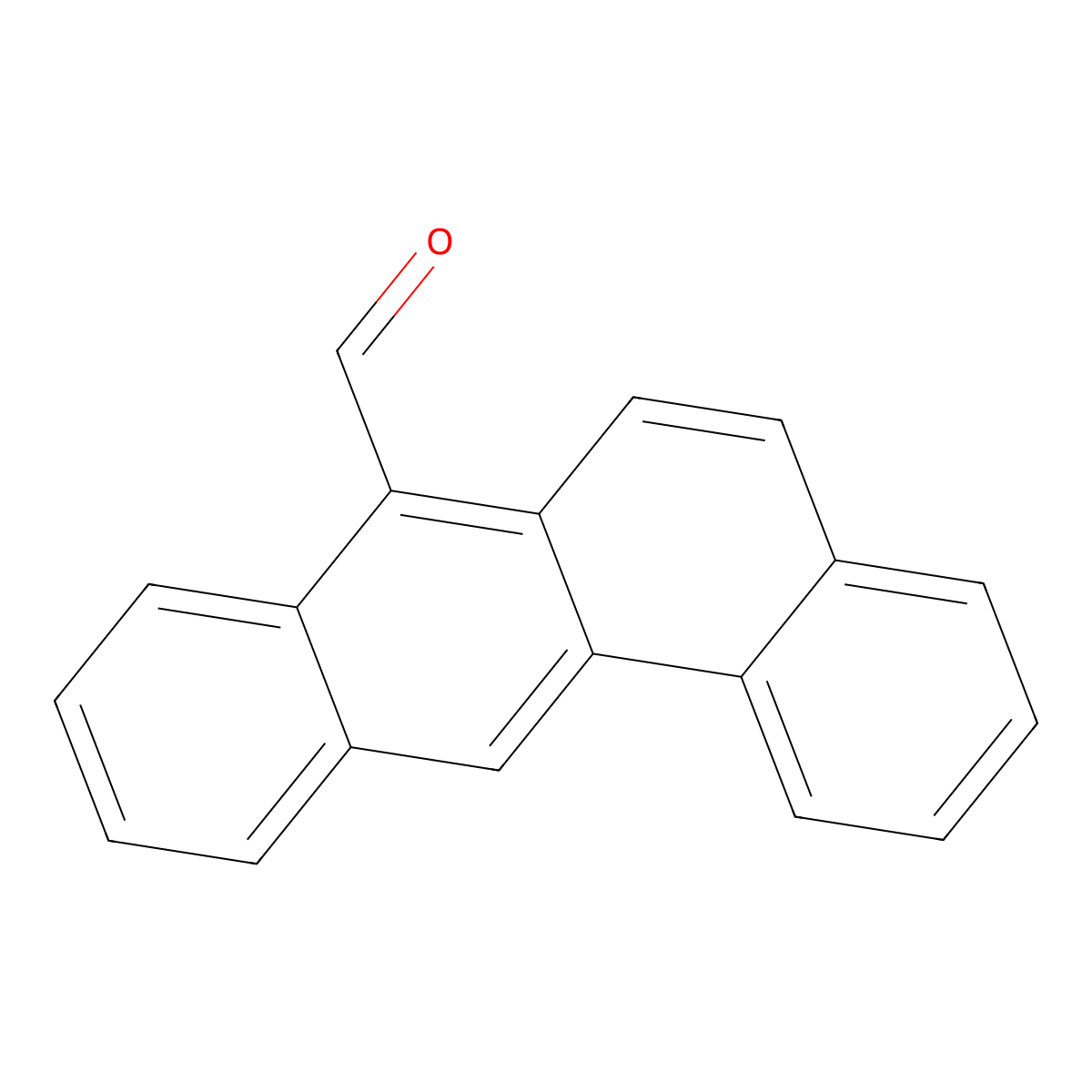 Benz(a)anthracene-7-carboxaldehyde molecular structure, CAS 7505-62-6