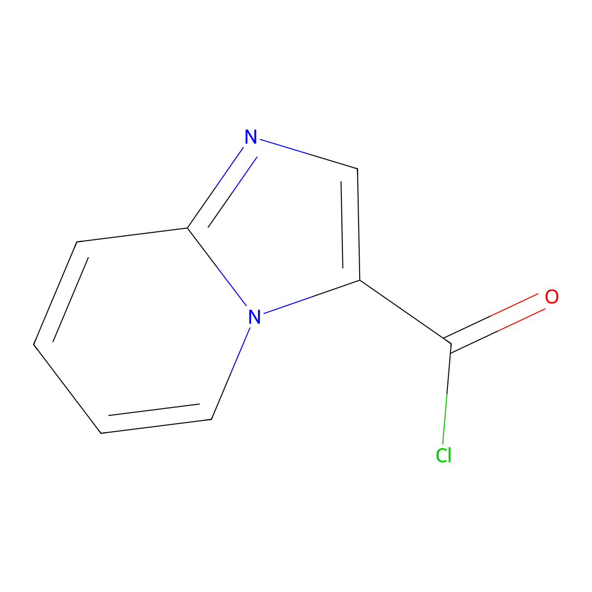 Imidazo[1,2-a]pyridine-3-carbonyl Chloride molecular structure, CAS 750509-02-5
