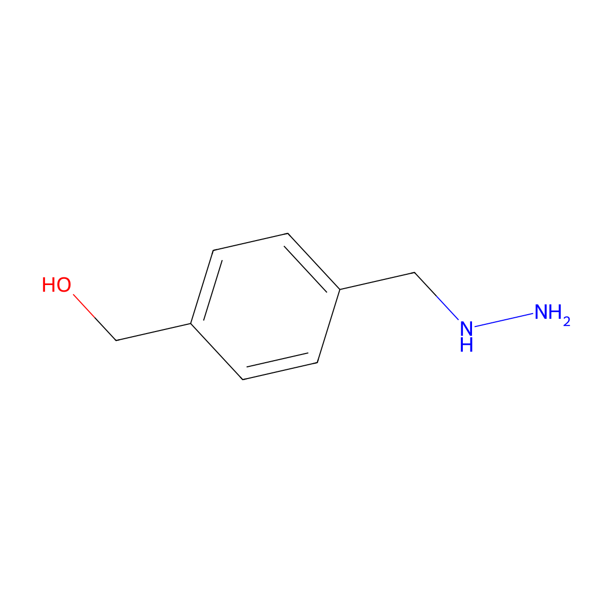 [4-(Hydrazinylmethyl)phenyl]methanol molecular structure, CAS 750554-83-7