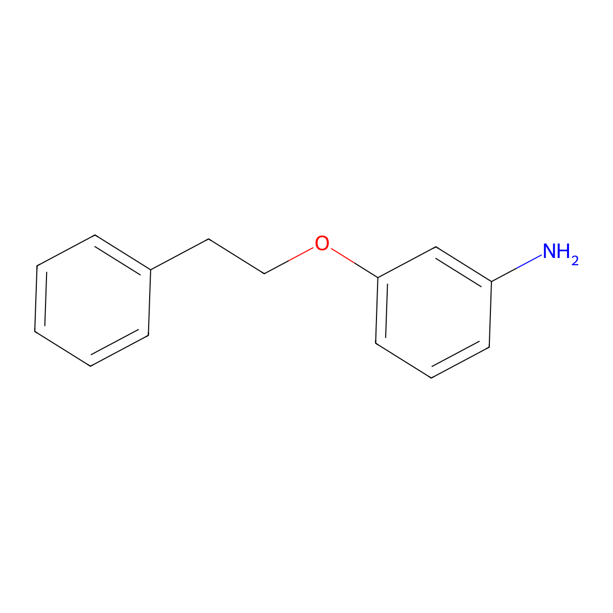 3-(2-Phenylethoxy)aniline molecular structure, CAS 75058-73-0