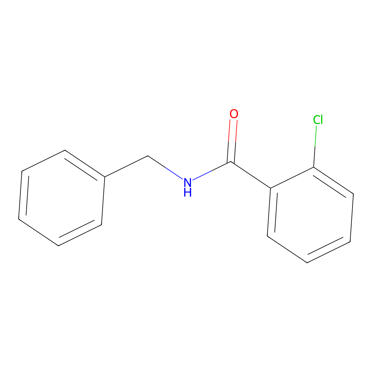 N-Benzyl-2-chloro-benzamide molecular structure, CAS 7506-50-5