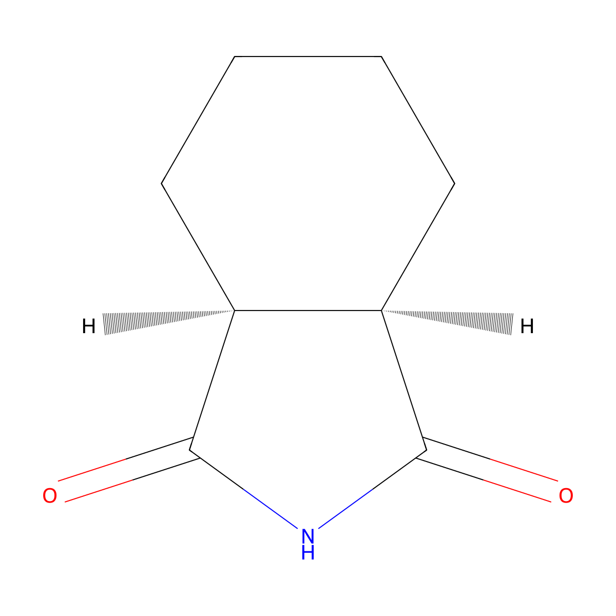 cis-Hexahydrophthalimide molecular structure, CAS 7506-66-3