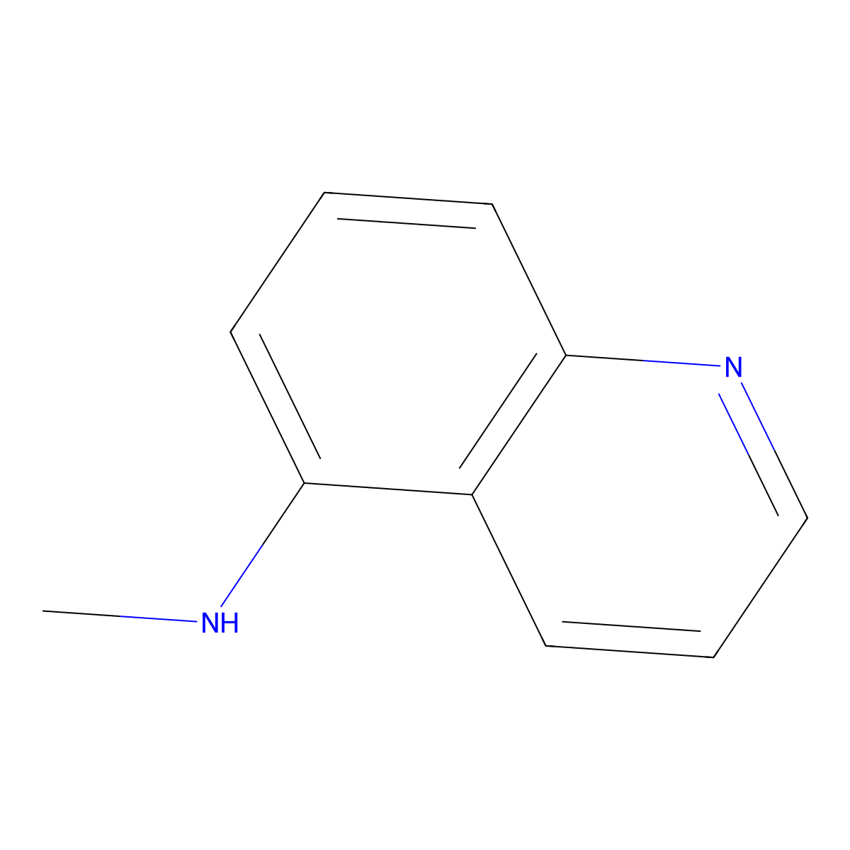 N-methylquinolin-5-amine molecular structure, CAS 7506-67-4