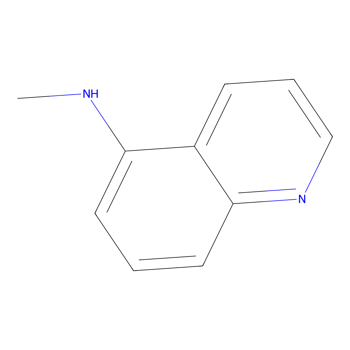 N-methylquinolin-5-amine molecular structure, CAS 7506-67-4