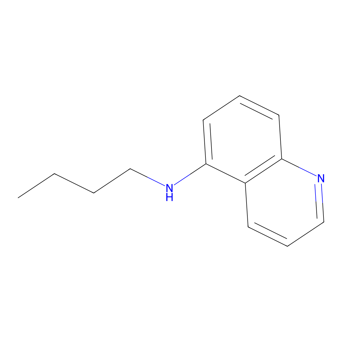 N-butylquinolin-5-amine molecular structure, CAS 7506-71-0