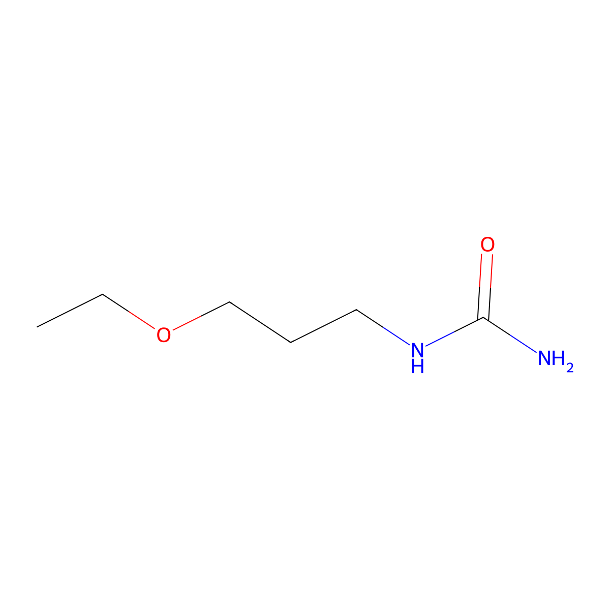 (3-Ethoxypropyl)urea molecular structure, CAS 750607-89-7