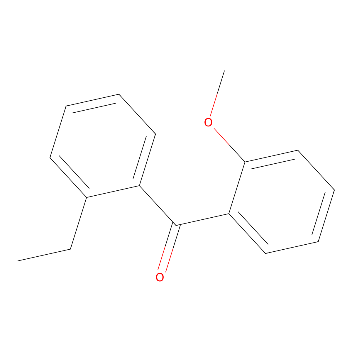 2-Ethyl-2'-methoxybenzophenone molecular structure, CAS 750633-44-4