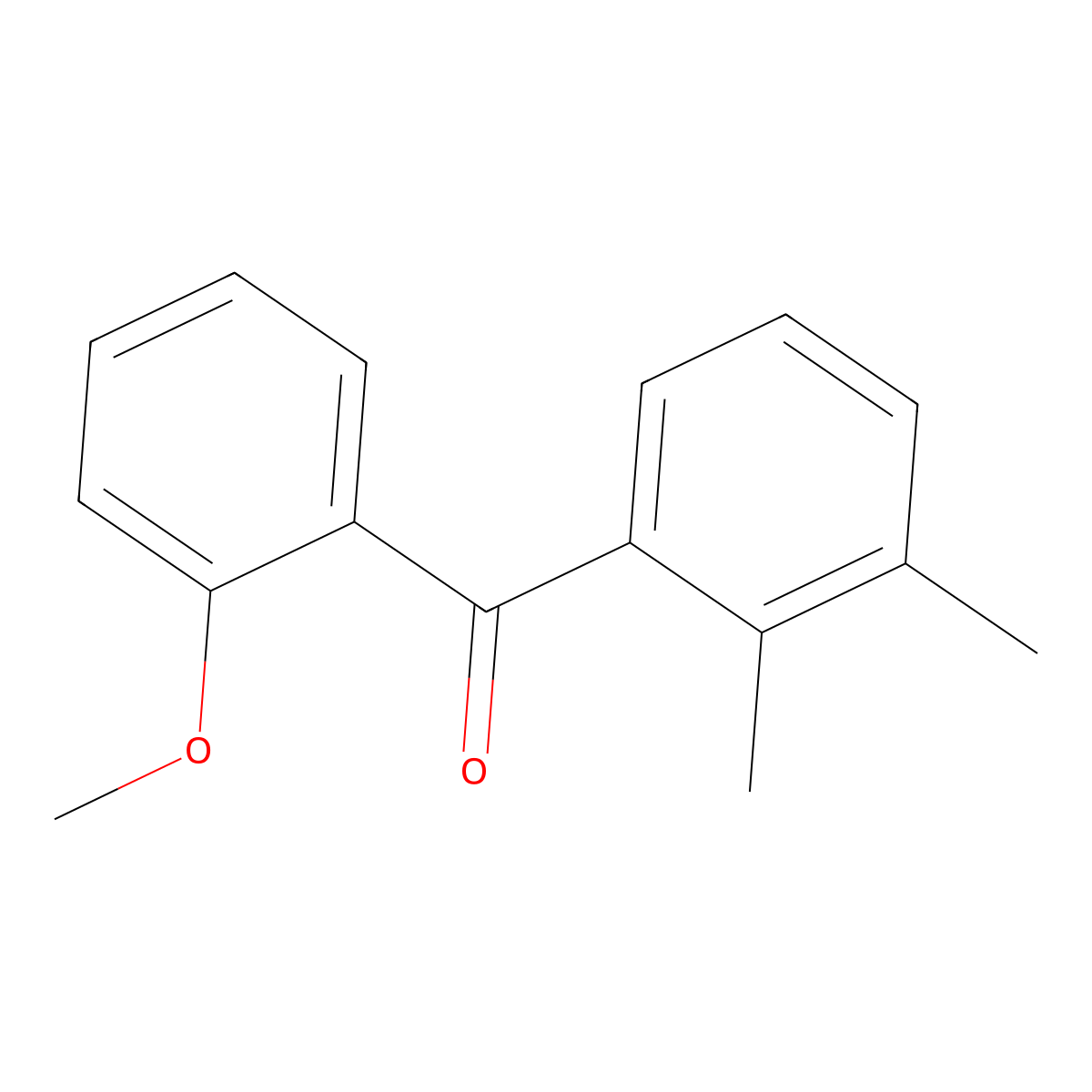 2,3-Dimethyl-2'-methoxybenzophenone molecular structure, CAS 750633-49-9