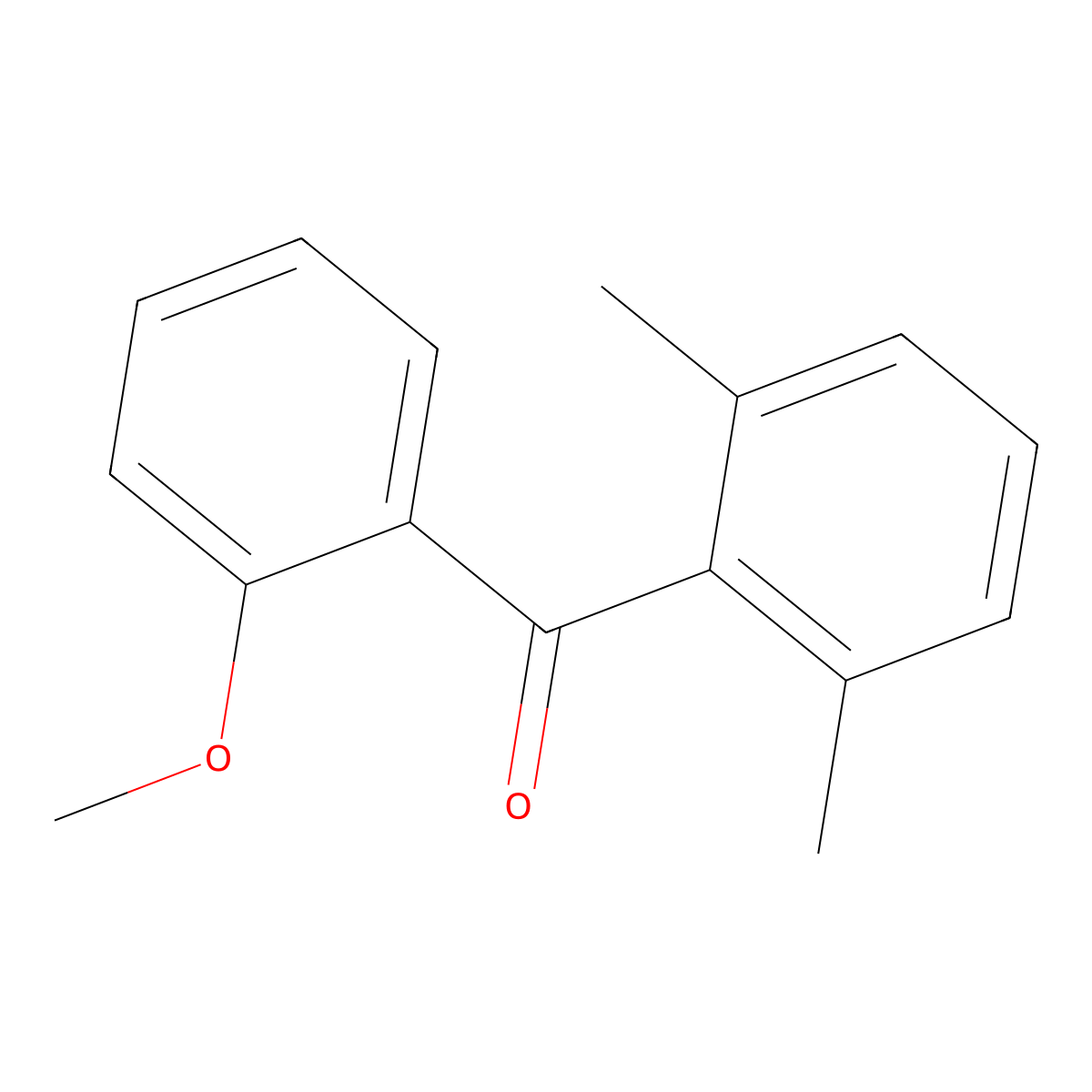 2,6-Dimethyl-2'-methoxybenzophenone molecular structure, CAS 750633-52-4