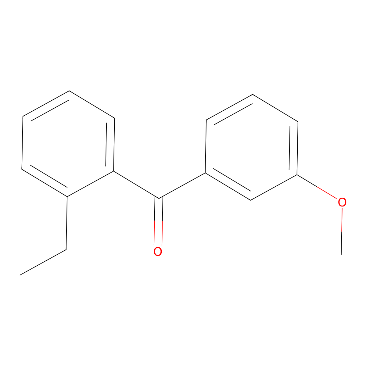 2-Ethyl-3'-methoxybenzophenone molecular structure, CAS 750633-65-9