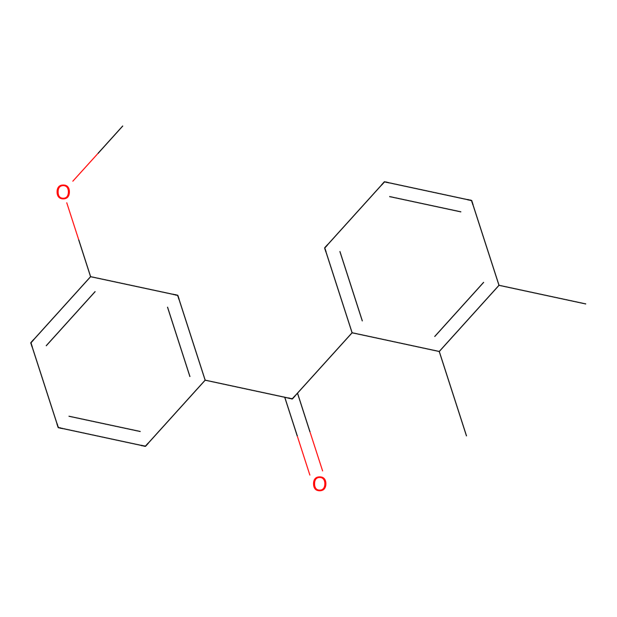 2,3-Dimethyl-3'-methoxybenzophenone molecular structure, CAS 750633-69-3
