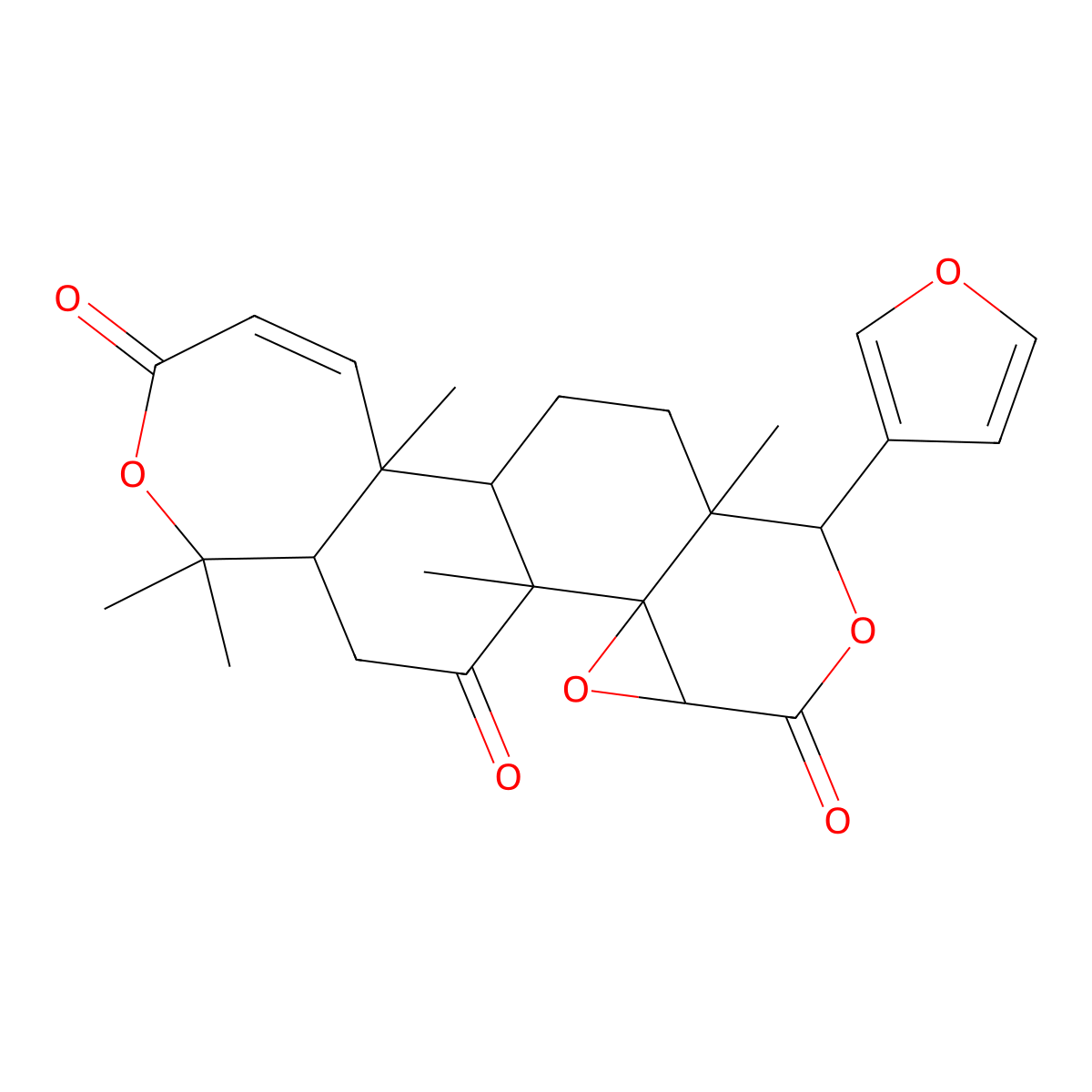Obacunone molecular structure, CAS 751-03-1