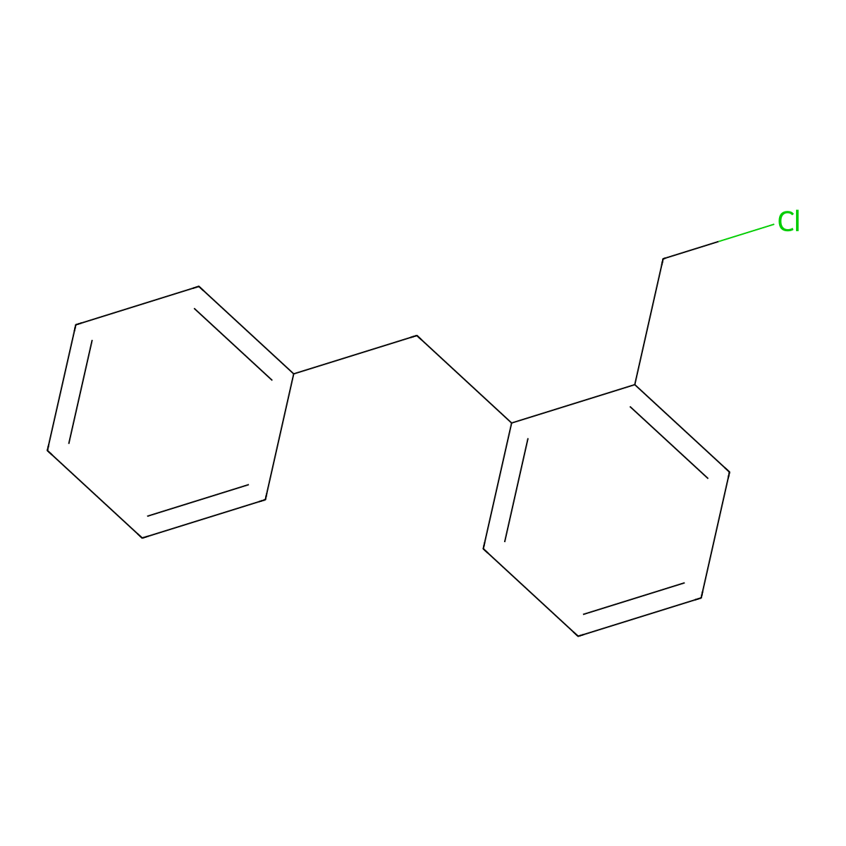 1-(Chloromethyl)-2-(phenylmethyl)benzene molecular structure, CAS 7510-28-3
